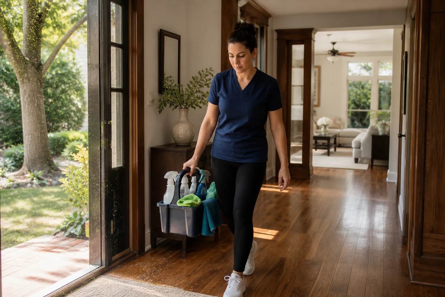 Home interior representative of cleaning needs in Charlotte, NC