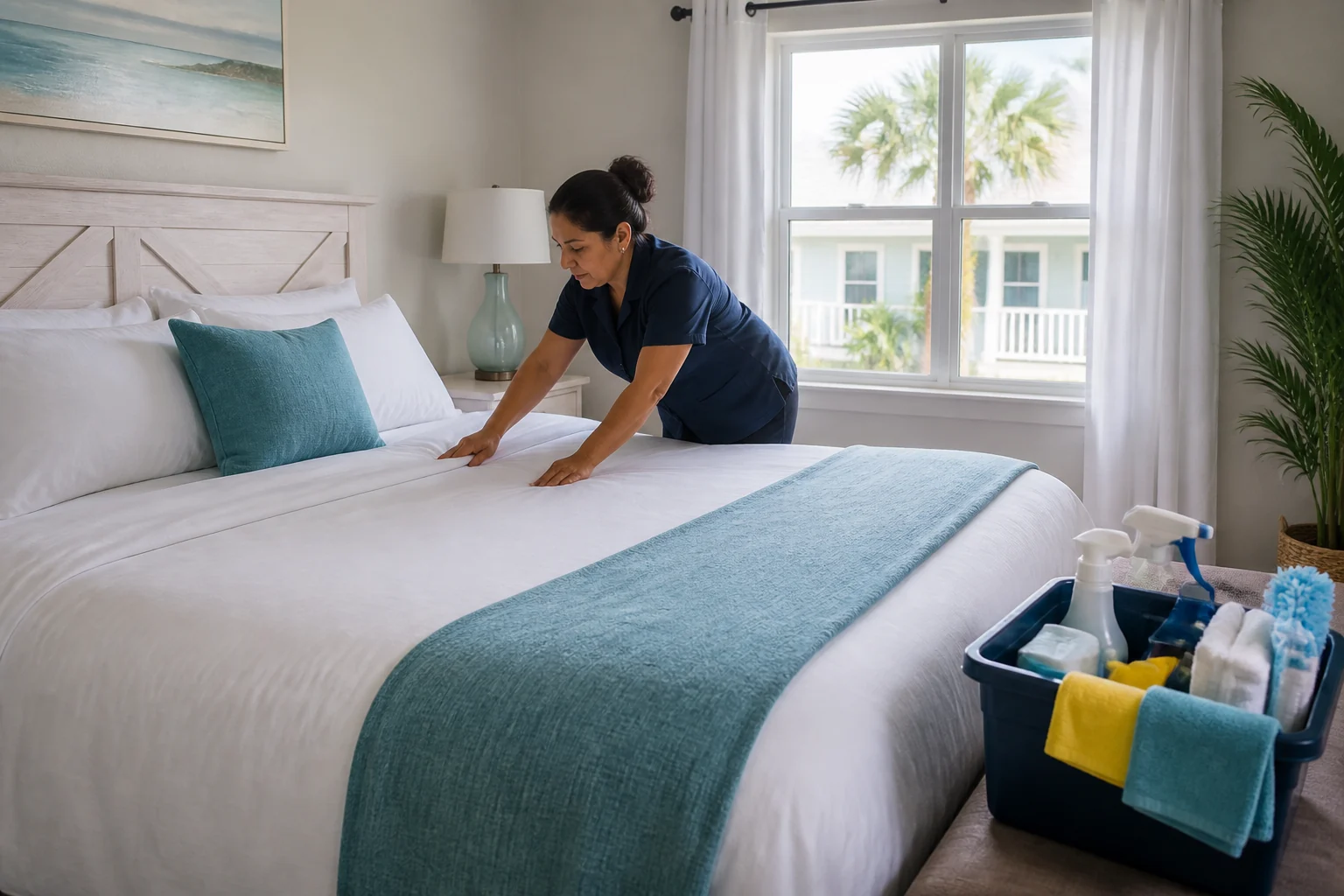 Vacation Rental Cleaning in a cared-for home or workplace